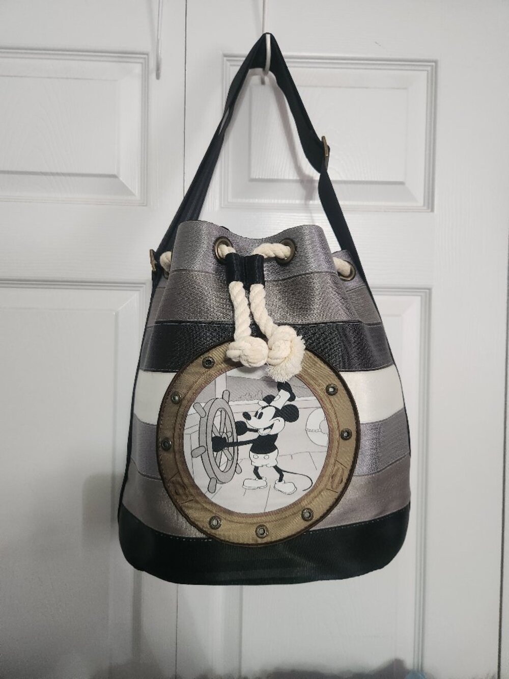 Harveys x Disney Couture Steamboat Willie Bucket Bag